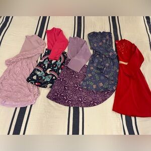 Girls Long-Sleeved Dresses - Size 10/12 - Lot of 5 Dresses, Excellent Used Cond